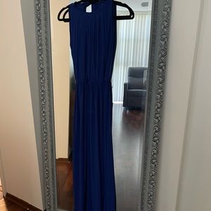 Navy blue maxi dress